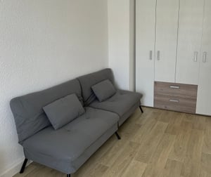 COMHOMA Sofa Schlafsofa mit Schlaffunktion, überzug Futon Klappsofa, Bettcouch, ecksofa, Couch Gästebett, 3-Sitzer Sofa, mit verstellbare Rückenlehne Kunden-Foto 6
