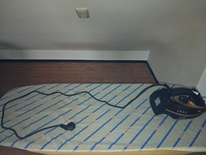Bügeleisen mit Keramikbügelsohle, Dampfbügeleisen, Temperatur und Dampfmenge einstellbar,  Vertikal bügeln, Tropfstop, Antikalk, 2600W, Retoo Kunden-Foto 3
