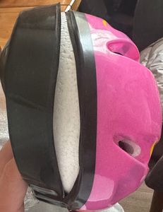 7Pcs Kinder Fahrrad Radfahren Skating Helm Knie Ellbogen Handgelenk Schutz Schutzpolster Rosa Kunden-Foto 1