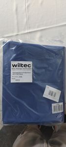 Wiltec Anhängerplane Flachplane inkl. Planenseil 207,5 x 114 x 5 cm, wasserfeste und winddichte Schutzplane, Abdeckplane aus PVC Kunden-Foto 1