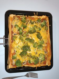 OptimumX 20 L Minibackofen, Klein mini Backofen mit Umluft, 60 Min Timer, Pizza-Ofen, 1380 W, Schwarz Kunden-Foto 2