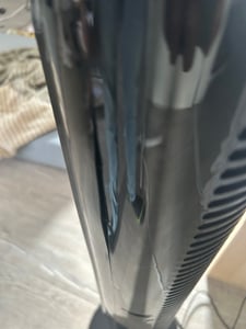 Ventilatore a torre VEVOR da 50 W, ventilatore a colonna da 985 mm con 3 velocità, 3 modalità, timer da 7,5 ore, oscillazione di 50° e telecomando; ventilatore da terra silenzioso per camera da letto e ufficio, nero Foto del cliente 2