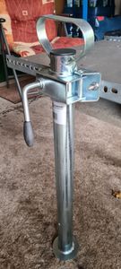 SET 2 Anhängerstützen Abstellstützen 700mm + 2 Klemmschellen Kunden-Foto 1