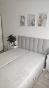 AX LIVING Boxspringbett Bursa 140x200 Schwarz ohne Topper Bettkasten Komfortbett Kunden-Foto 4