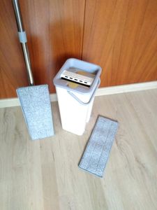 Mop na podlahu Profi Ergo Mopu na podlahy s vedrom Teleskopická násada Mop Clean XL Plochý mop Mop z mikrovlákna Všetky typy podláh Retoo Fotografia od zákazníka č. 1