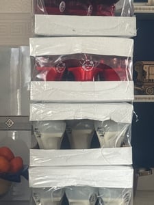 Set da 22 candele funerarie a forma di croce, candele rosse da cimitero, bruciatori da tomba, candele a croce, luci funerarie, candele commemorative, candele da tomba, decorazioni funerarie Foto del cliente 1