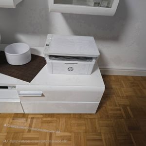 HP LaserJet M140w Wireless Multifunction Schwarzweiß Drucker, Kopierer, Scanner, Laser, 600 x 600 DPI, A4, 20 Seiten pro Minute, Weiß Kunden-Foto 2