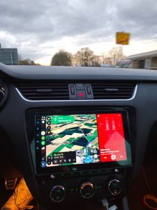 12+256G für Skoda Octavia 2013-2018 Navi 10''Autoradio GPS Android15 BT Carplay WIFI DAB+ SWC RDS DSP 2DIN carplay Kunden-Foto 1