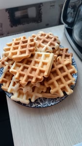 GOURMETmaxx Waffeleisen Belgische Waffeln 750W Kunden-Foto 4