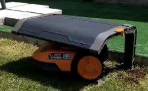 Yakimz Rasenmäher Garage Klappbar Mähroboter Dach Automower Mower Roboter Abdeckung Schützt Kunden-Foto 1