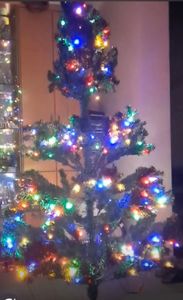 COSTWAY 180cm LED Künstlicher Weihnachtsbaum mit 1000 PVC Spitzen, 350 LED, 11 Lichtmodi, 5 Farbwechsel & Metallständer Tannenbaum Christbaum Grün Kunden-Foto 8