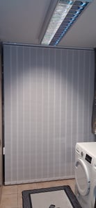 time4blinds, Lamellenvorhang, Vertikaljalousie, Vorhang, Klassisch weiß, 200x160cm Kunden-Foto 1