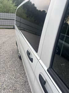 Nerezové okenní lišty vhodné pro MB V-Class Vito dlouhá verze | W447 | od 2014> | jedny posuvné dveře Fotografie od zákazníka č. 2