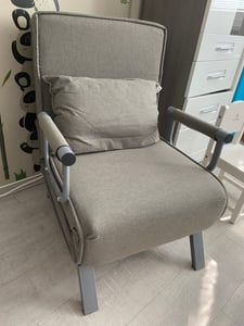 Makika Schlafsessel Schlafsofa Ted klappbar in Schwarz Kunden-Foto 1