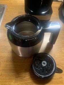 MEDION Kaffeemaschine mit Thermoskanne und Timer (Filtermaschine, 8 Tassen, 1,2 Liter, 900 Watt, 3 Stufen, Warmhaltefunktion, Timer Zeitschaltuhr, Antitropf, Display, MD18458) edelstahl Kunden-Foto 5