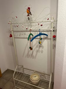 Hoppa! Vintage Kleiderständer | Weiß | Metall Kunden-Foto 1