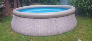 Schwimmbad SWING blau Ø 3,66 m x 0,91m tief Pool Kinderpool Kunden-Foto 3