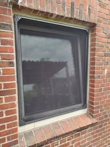 EASYmaxx Insect Protect - Teleskop-Insektenschutzgitter - anthrazit - 4er-Set Kunden-Foto 1