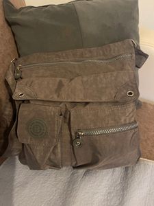 Tasche Umhängetasche Handtasche Bag Street Nylon Grau Ta7033 Kunden-Foto 1