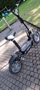 Elektrický skúter 1000 Watt - "VIRON" E-Scooter 1000W / 36V Elektrický skúter s držiakom na smartfón Fotografia od zákazníka č. 2