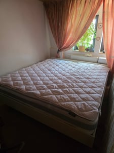 Matratzentopper 140x200cm für bequemes Liegen auf harten Matratzen Kunden-Foto 2