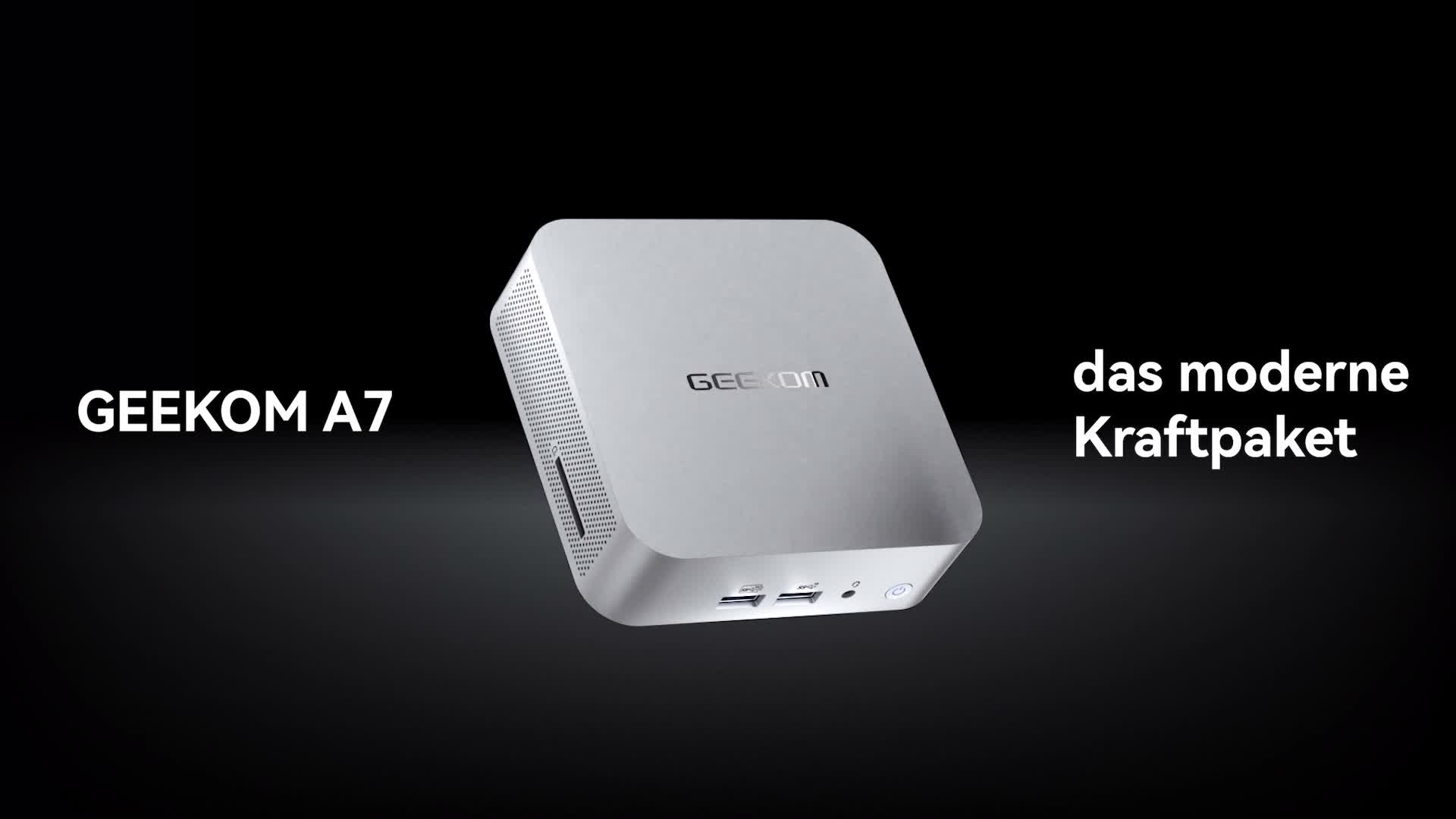 GEEKOM A7 Mini PC, AMD Ryzen 7 7730U, 32GB RAM, 500GB SSD, Produktbild-Vorschau 7