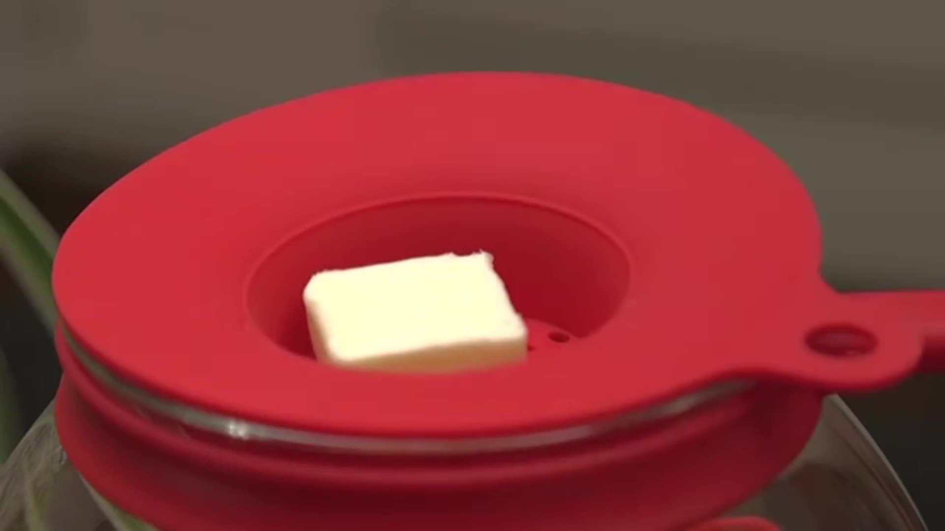 Mikrowellen-Popcornmaschine aus Glas – Blau, mit Produktbild-Vorschau 7