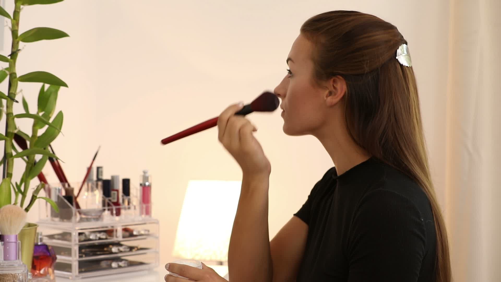 Relaxdays Make-Up Organizer mit 4 Schubladen, Make Up Kit Produktbild-Vorschau 7