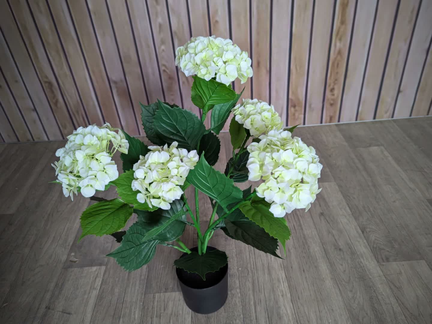 Künstliche Hortensie MCW-Q86, Dekopflanze Kunsthortensie Produktbild-Vorschau 7