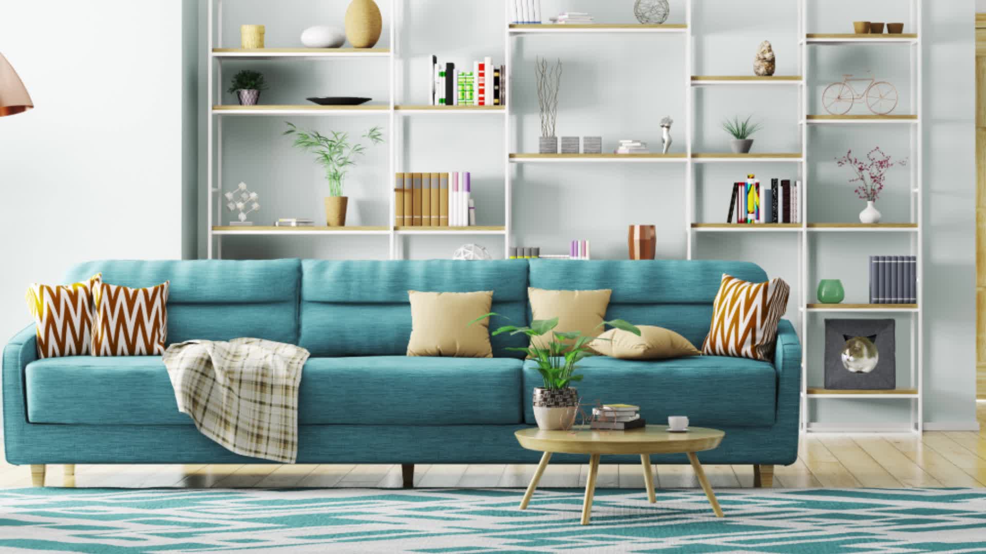 Relaxdays Katzenhöhle Filz, Katzenbox für Regal, Produktbild-Vorschau 7