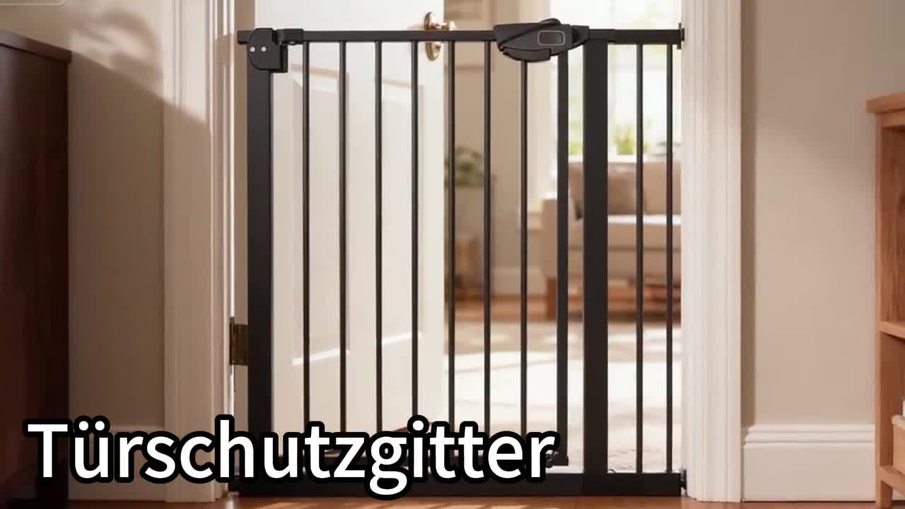 NAIZY Türschutzgitter Treppengitter ohne bohren 75-85cm Produktbild-Vorschau 7