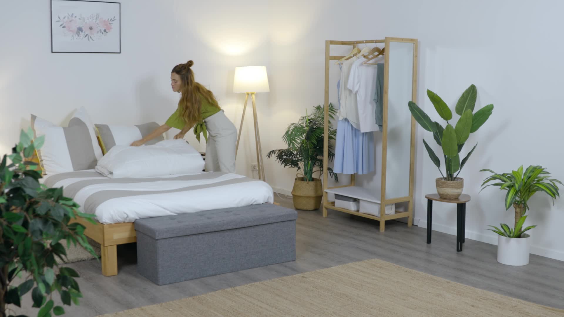 Relaxdays Unterbettkommode, 3er Set, Stoff, HxBxT: Produktbild-Vorschau 7