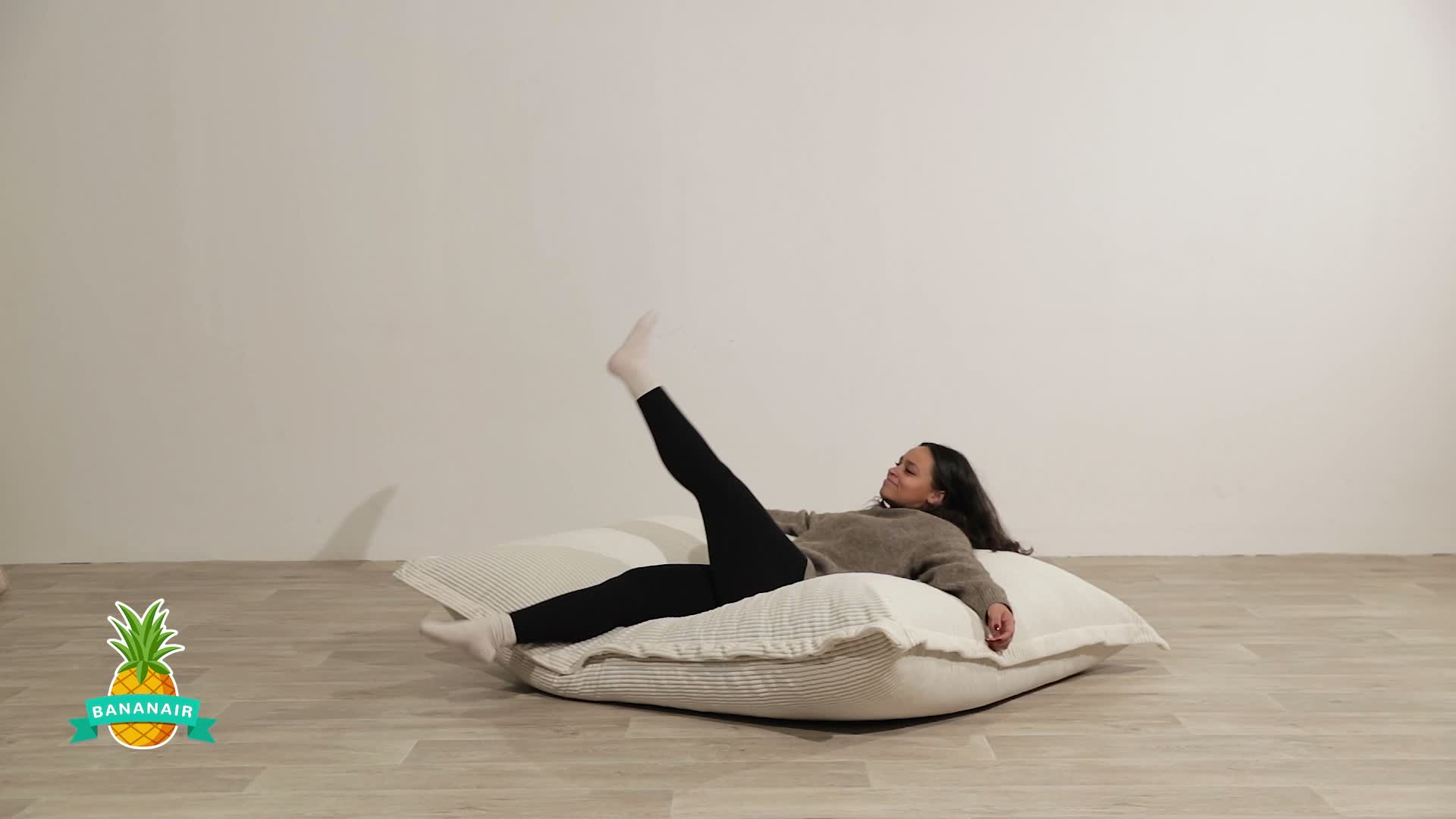 Sitzsack aus Cord, Bezug abnehmbar BANANAIR 140x180 cm, Produktbild-Vorschau 7