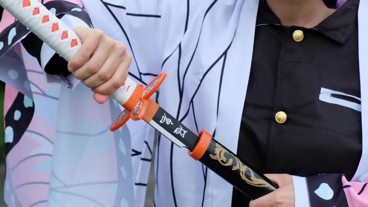 Bambusový meč Anime Katana Cosplay, meč inspirovaný katanou Náhled obrázku produktu 7