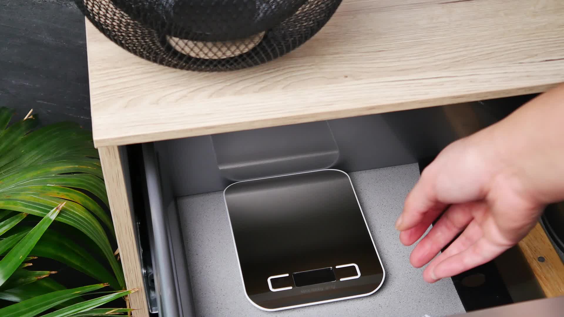 Intirilife Digitale Küchenwaage in SILBER – 5kg Produktbild-Vorschau 7