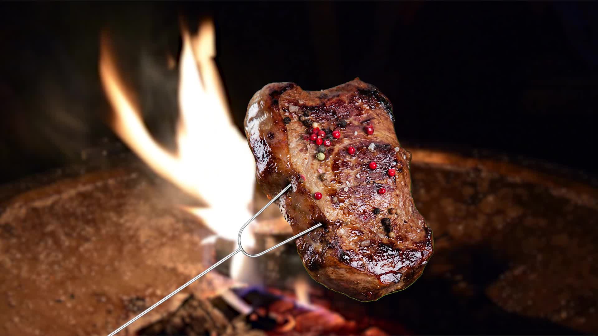 Relaxdays Grillspieße, 6er Set, Holzgriff, Sicherer Produktbild-Vorschau 5