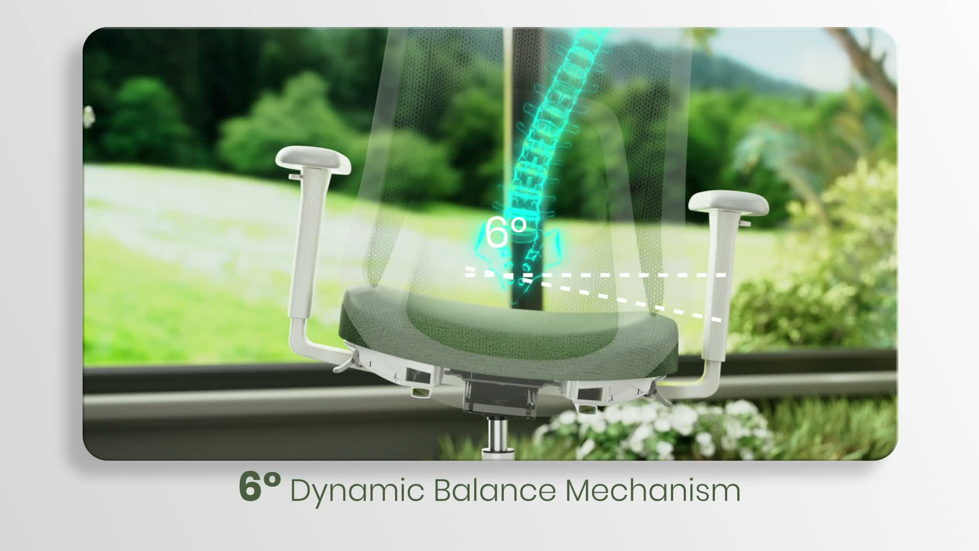 FLEXISPOT Balanso Ergonomischer Bürostuhl mit Dynamic Produktbild-Vorschau 7