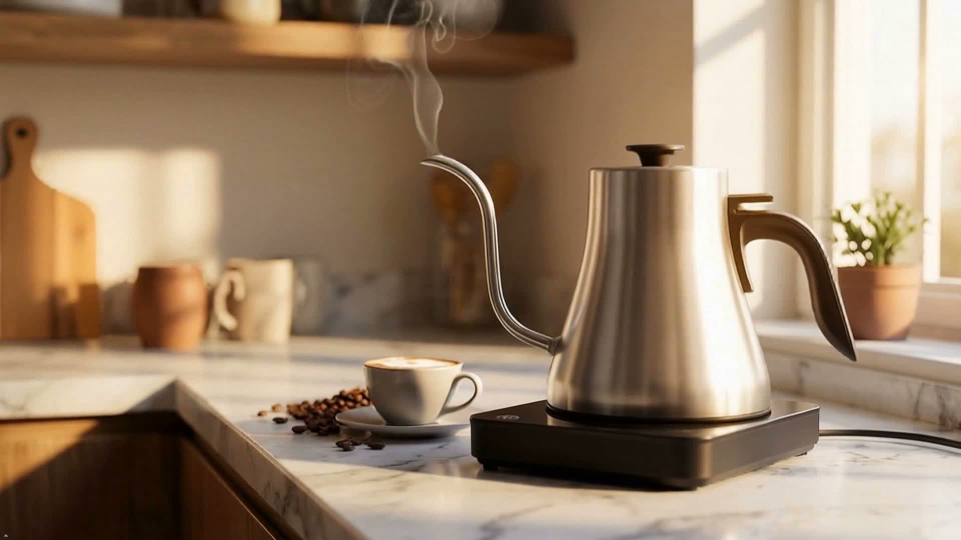 Greenmigo Bollitore Elettrico a Collo d'oca per Caffè e Anteprima dell’immagine prodotto 7