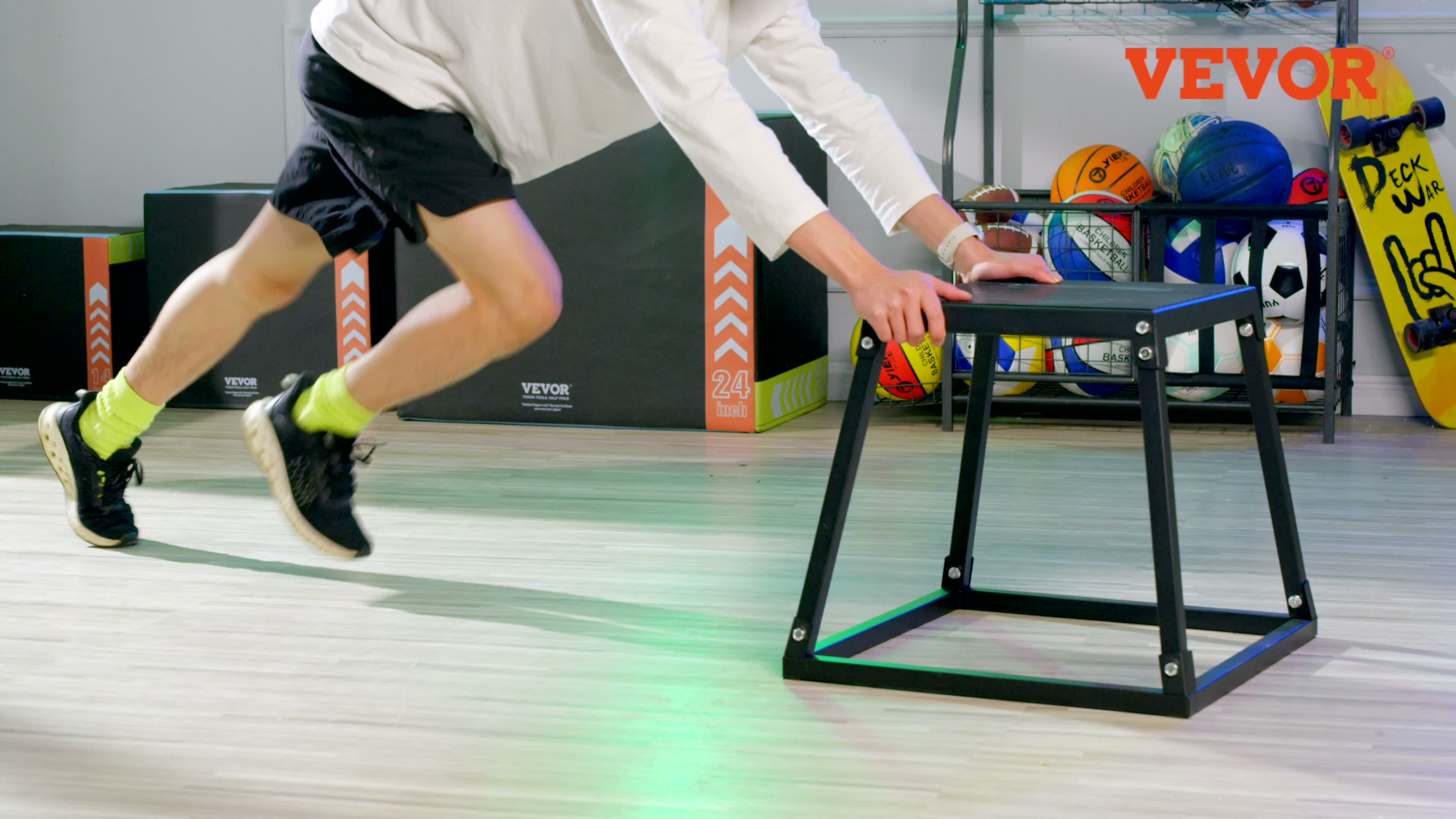 VEVOR Plyometric jump box, 305 mm plyo box, plyometrická Náhled obrázku produktu 7