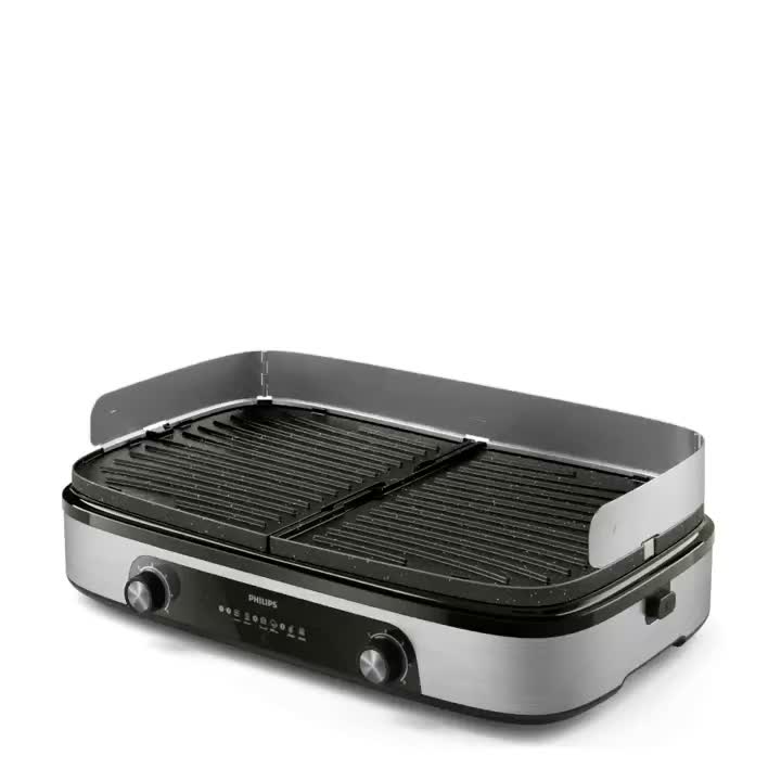 Philips Tischgrill 5000 Series, 2400W, 2 wendbare Produktbild-Vorschau 6