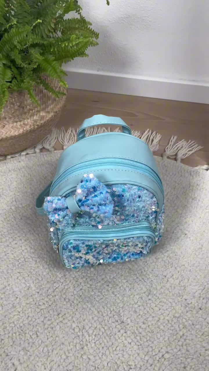 Kinderrucksack Glitzer Mädchen, Pailletten Rucksack Kinder, Produktbild-Vorschau 7