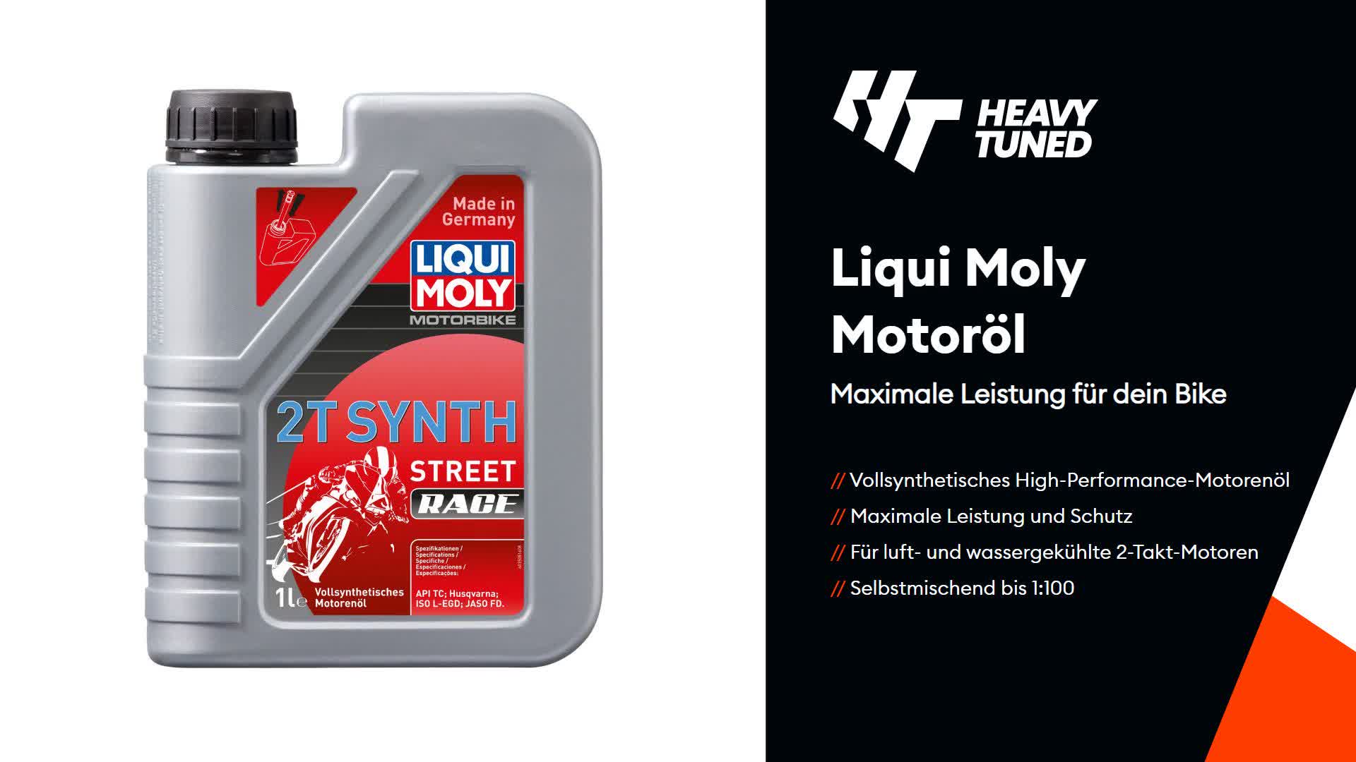 Liqui Moly Motorbike 2T Synth Street Race 1.0 Liter Produktbild-Vorschau 6