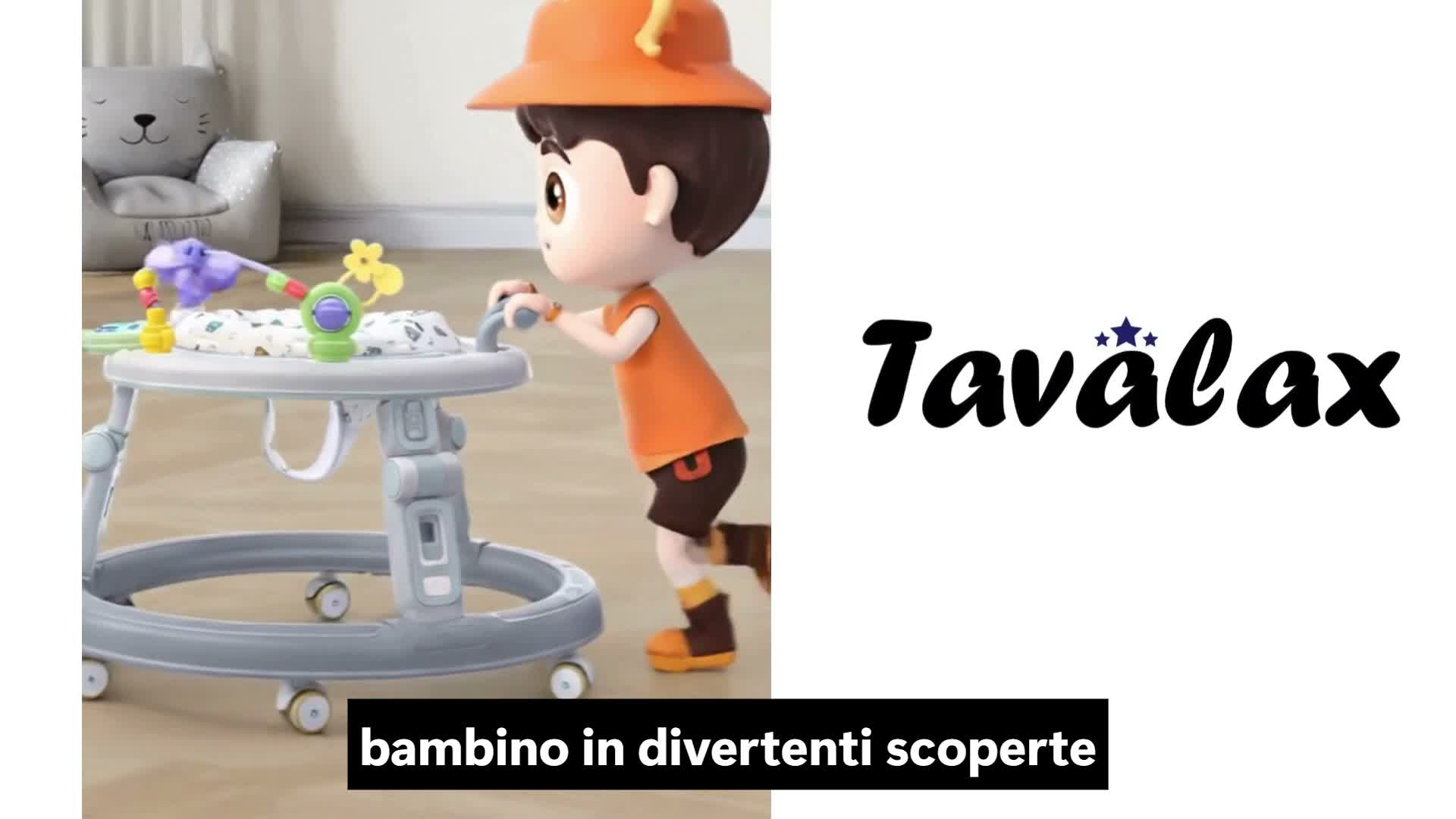 Girello Tavalax - con pannello musicale e gioco, con Anteprima dell’immagine prodotto 7