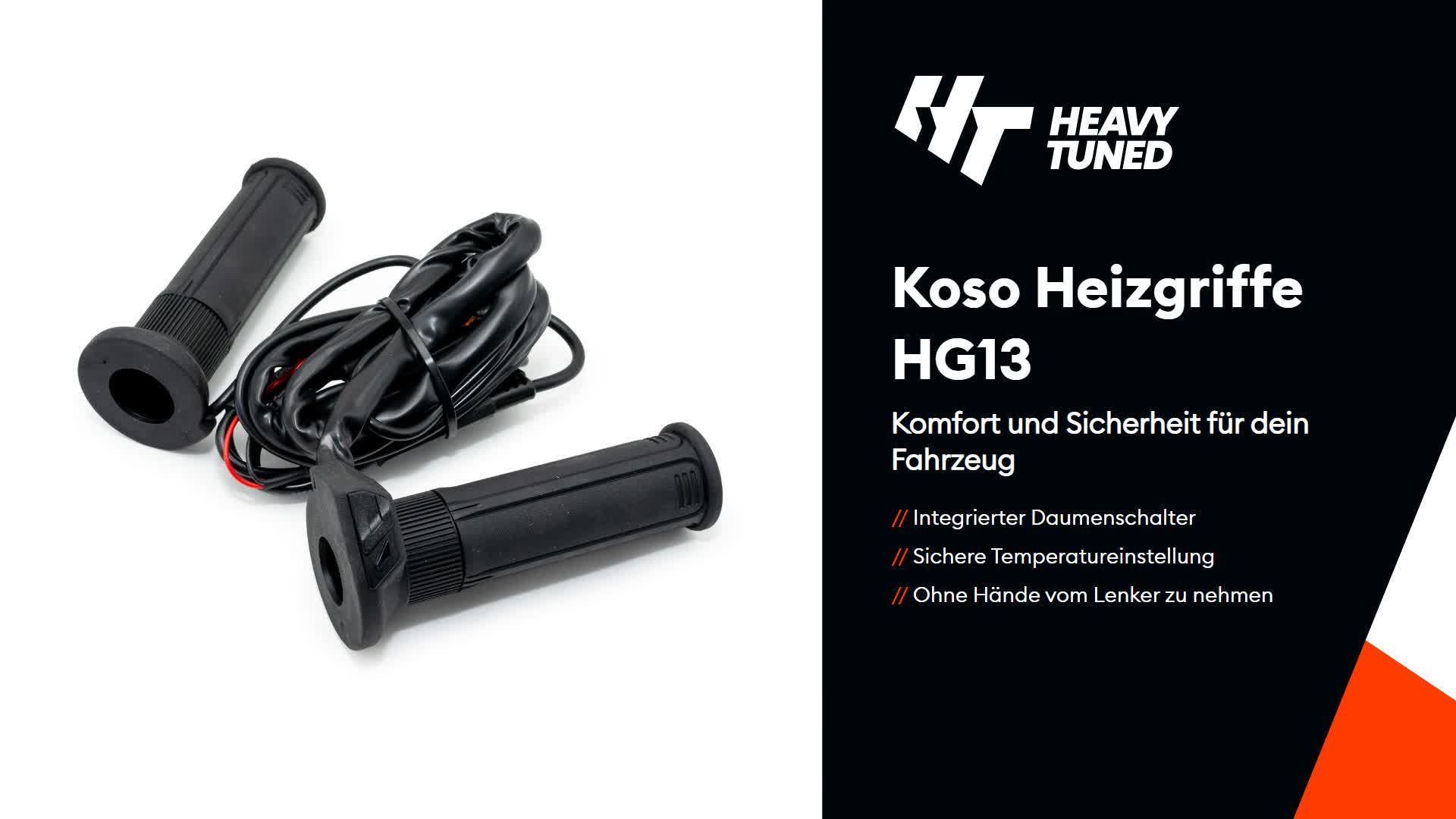 KOSO Premium Beheizte Griffe HG13 Produktbild-Vorschau 7