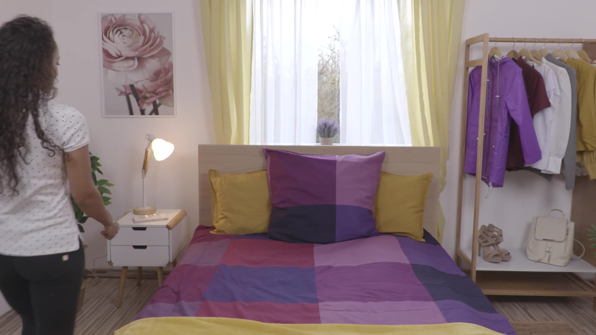 relaxdays Gardinen 2er Set weiß Produktbild-Vorschau 7
