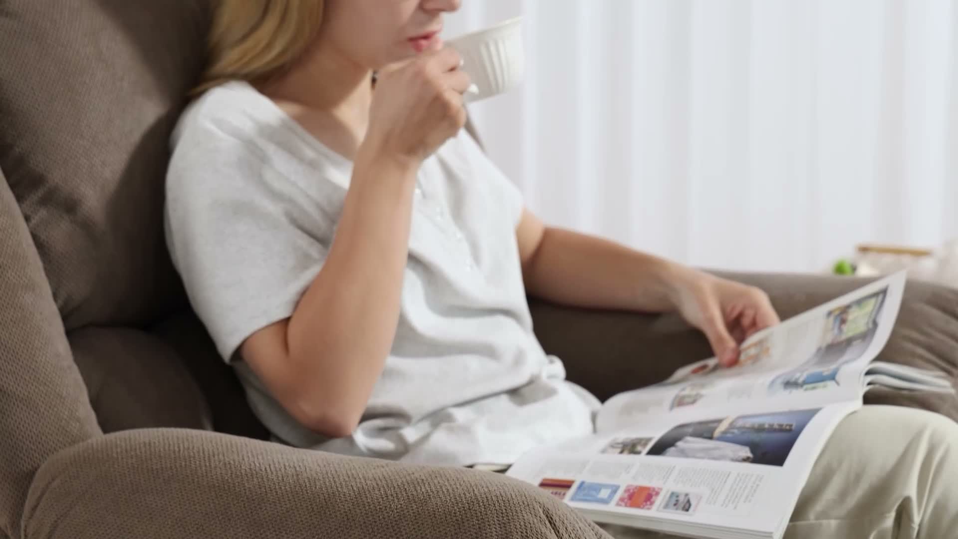 HOMCOM Fernsehsessel mit Aufstehhilfe, Relaxsessel mit Produktbild-Vorschau 7