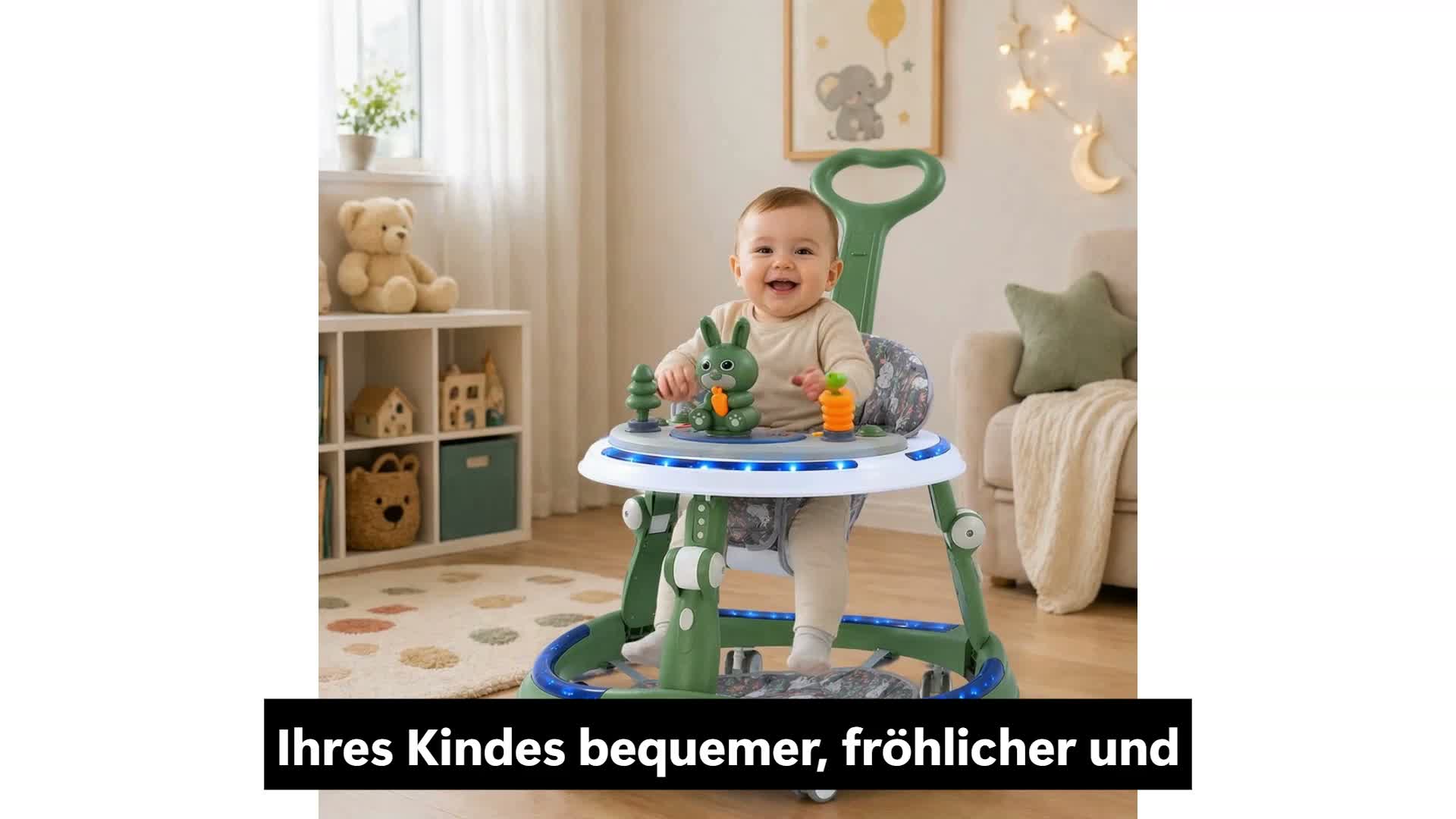 Tavalax Baby-Lauflernwagen – mit Licht- und LED-Effekten, Produktbild-Vorschau 7