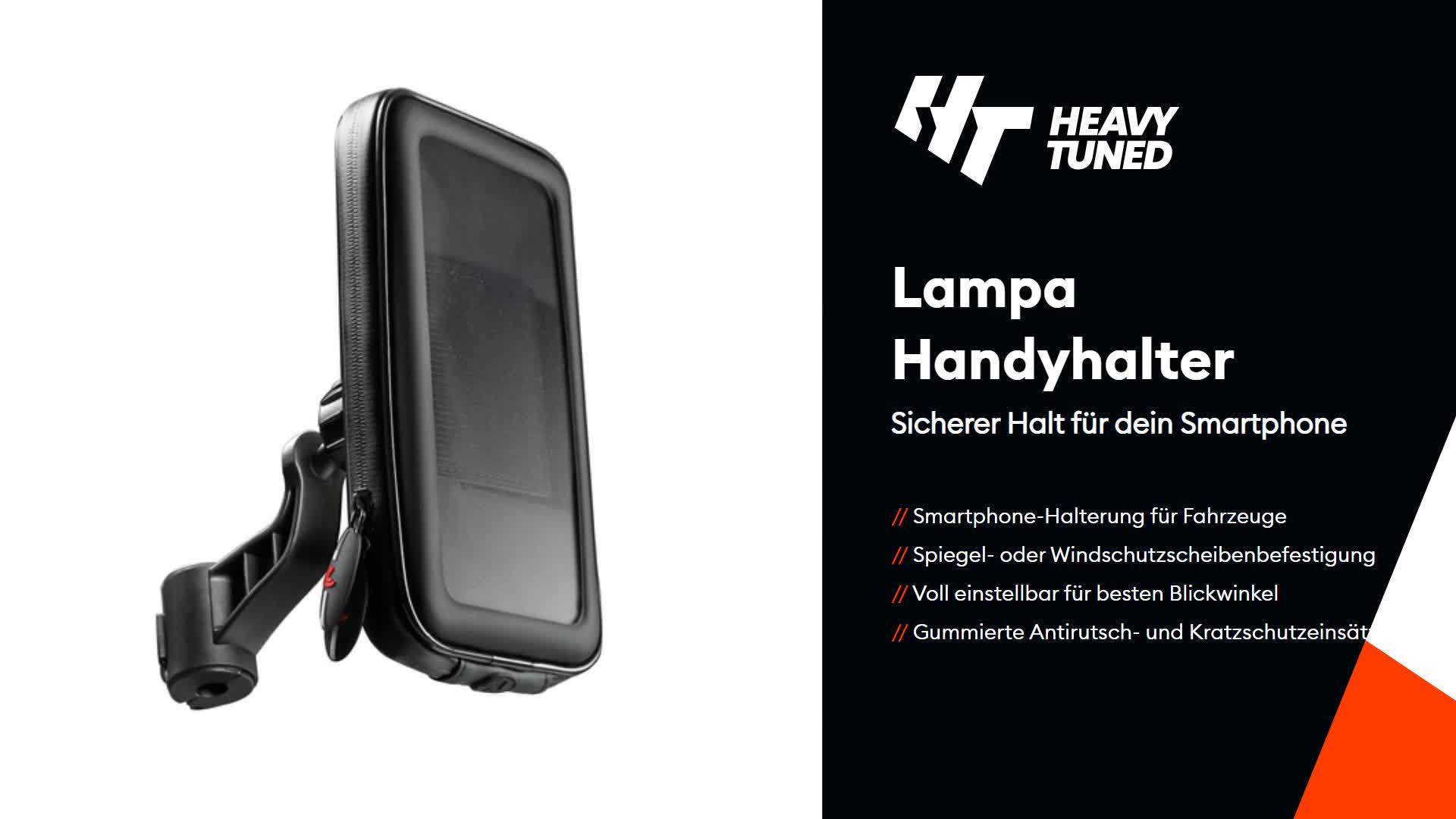 Lampa Handyhalter Smart Scooter Case universal Smartphone Produktbild-Vorschau 7