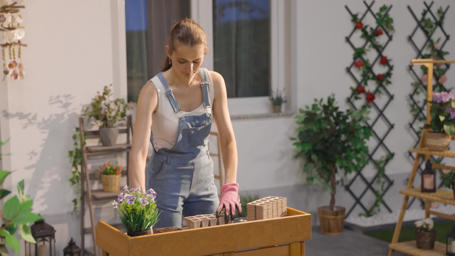 relaxdays Anzuchttöpfe 240er Set mit Zubehör Produktbild-Vorschau 7