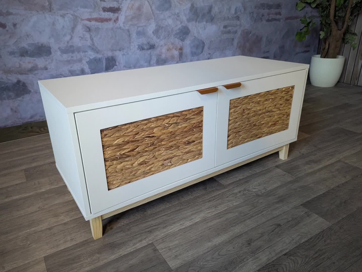 Sitzbank HWC-P54, Garderoben-Bank Schuhregal Schuhablage, Produktbild-Vorschau 7
